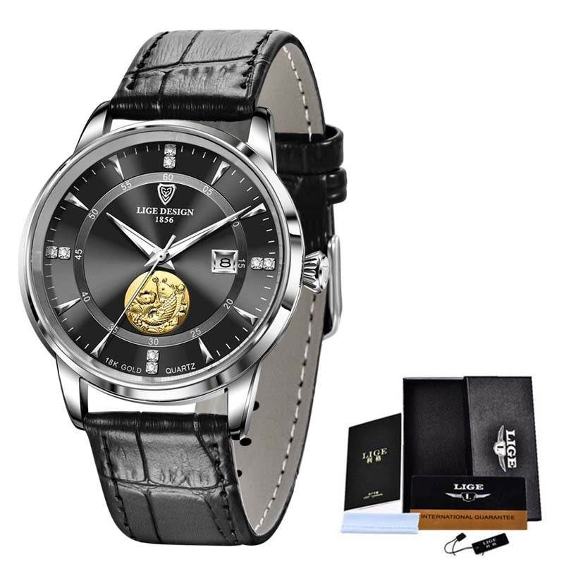 Buy Center Men's Mechanical Watch - Waterproof, Double Calendar, Luminous Design - Buy Center