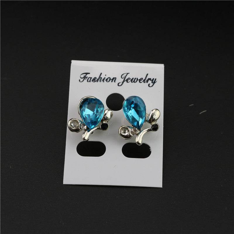 Elegant Three-Piece Necklace Set - Stylish Alloy Pendant & Earrings for Women - Buy Center