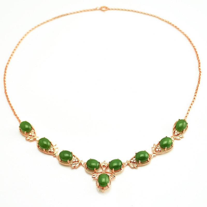 Elegant Natural Chalcedony Jewelry Set - Earrings & Hand Decoration - Buy Center