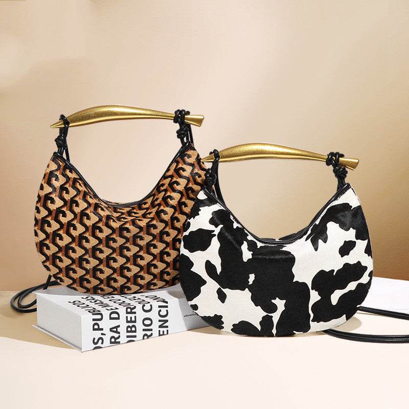 Buycenter Genuine Leather Sardine Bag - Horsehair Clutch in Trendy Styles - Buy Center