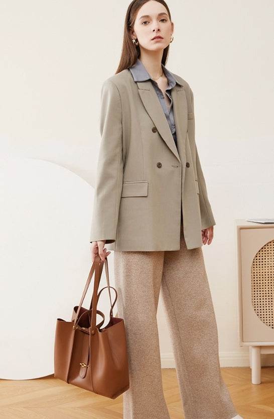 Stylish High-Grade Cowhide Totes - Large Capacity Evening Bag for Women - Buy Center