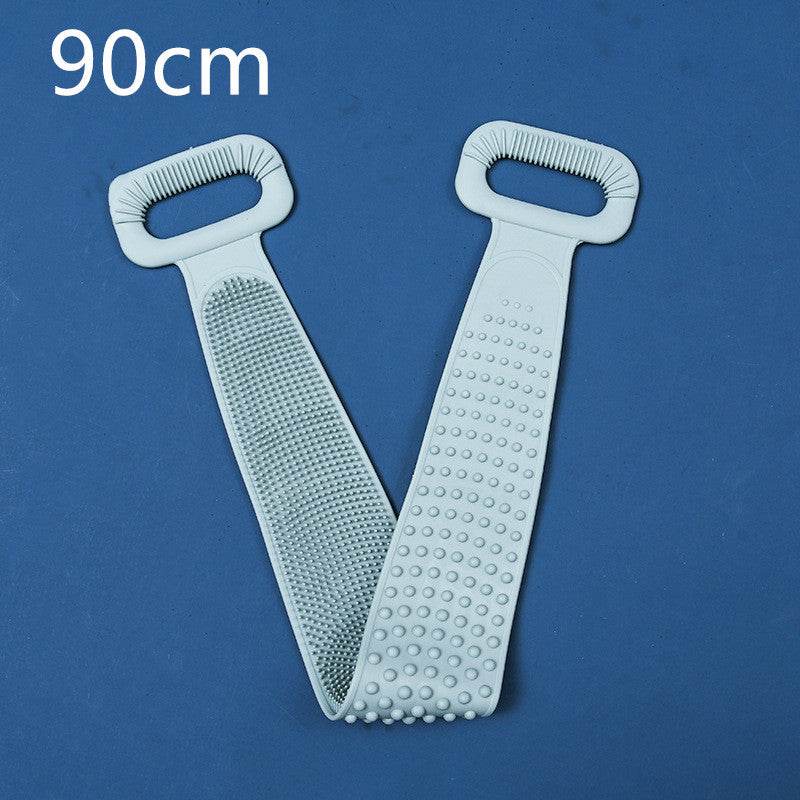 Premium Bath Towel Silicone Rubbing Back Towel - Double-Sided Comfort - Buy Center