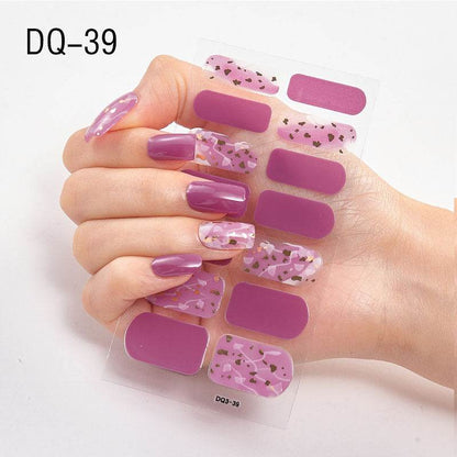 Net Red Nail Stickers - 14 Unique Designs for Trendy Nail Art 2025 - Buy Center