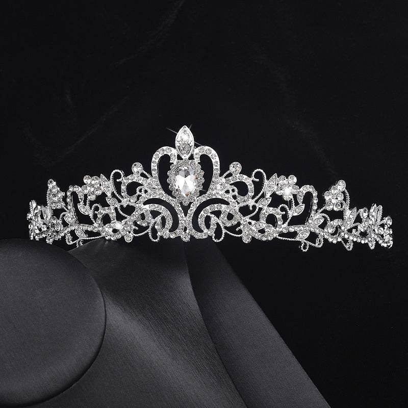 Buy Center Elegant Bride Necklace & Earrings Set - Three Piece Jewelry - Buy Center