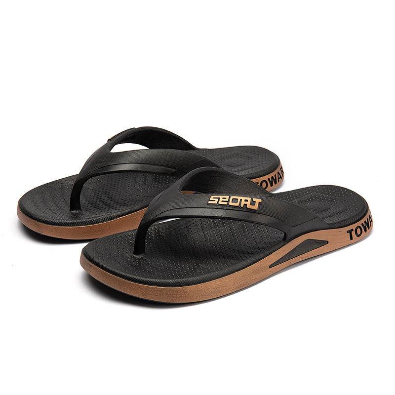 Buycenter Men's Non-slip Flip-Flops - Stylish Open Toe Sandals for Outdoors - Buy Center