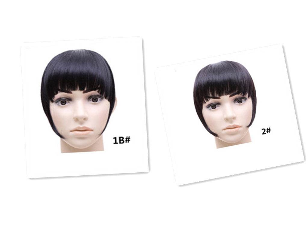 Stylish Synthetic Hair Bangs - Easy Apply Blunt Cut Hairpiece Accessory - Buy Center