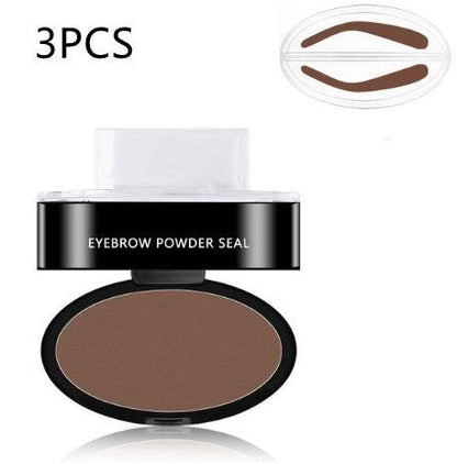 Eyebrow Powder Stamp Tint Kit - Quick Waterproof Makeup for All Skin Tones - Buy Center