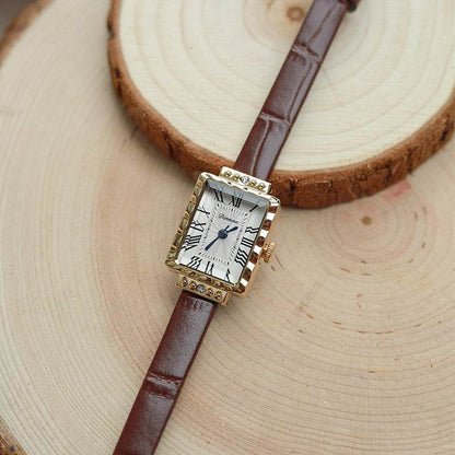 Long Block Antique Pocket Watch for Women - 30m Waterproof & Stylish - Buy Center