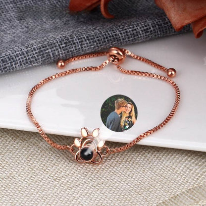 Customized Animal Bracelet - Micro Carved Dog Claws for Couples in Copper - Buy Center