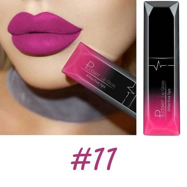 Makeup Matte Lip Gloss Lipstick - Long-Lasting, Waterproof, 21 Colors - Buy Center