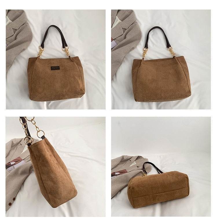 Buycenter Women's Retro Shoulder Bag - Commuter Style, Soft PU Material - Buy Center