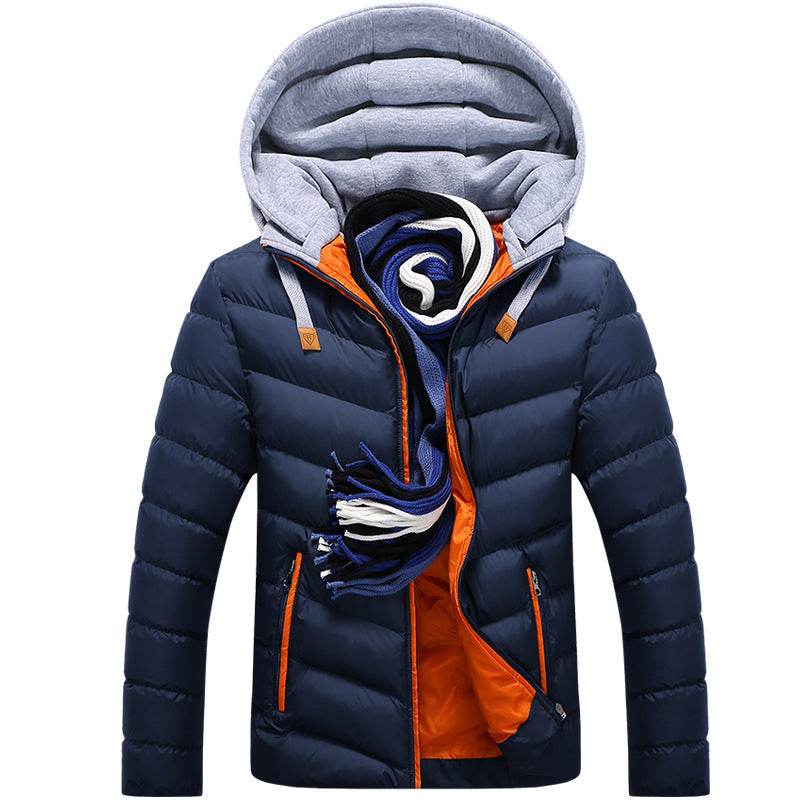 Buycenter Thick Hooded Down Jacket - Casual Winter Coat, Free Shipping - Buy Center