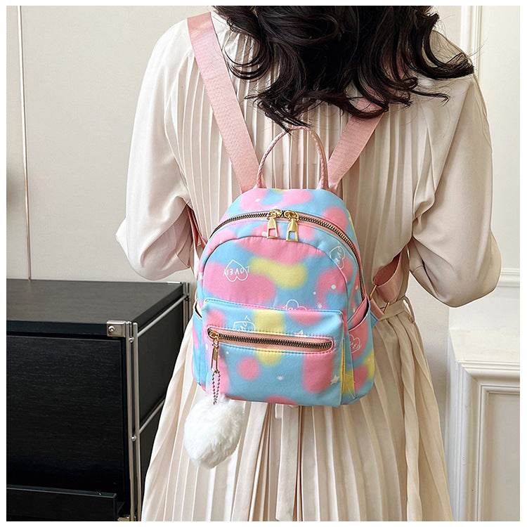 Large Capacity Nylon Backpack - Stylish Candy Colors for Boys 2025 - Buy Center