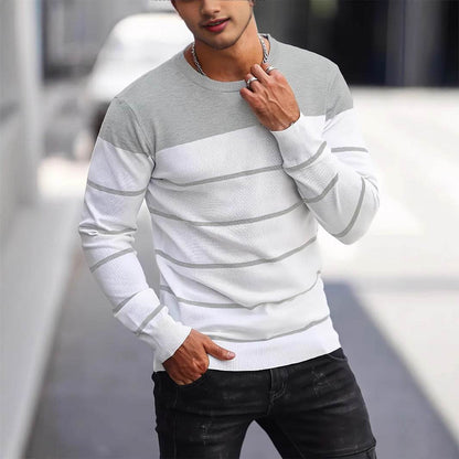 Buycenter Men's Casual Sweater - Trendy Crew Neck in 3 Colors - Buy Center