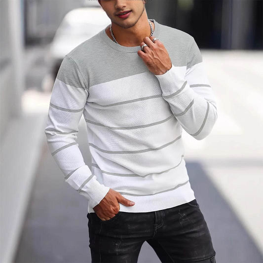 Buycenter Men's Casual Sweater - Trendy Crew Neck in 3 Colors - Buy Center