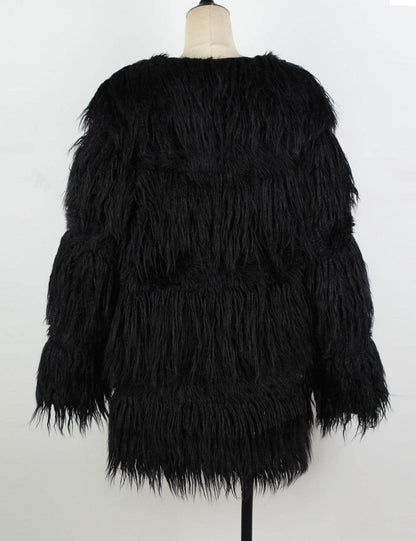 Buycenter Winter Furry Coat - Casual Urban Trench for Women - Buy Center