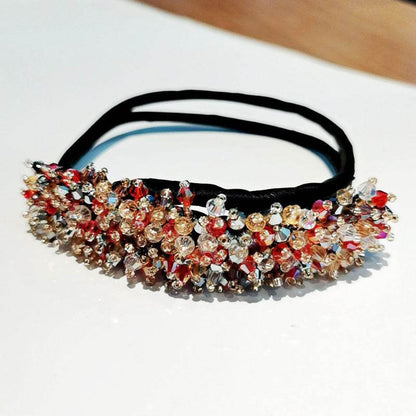 Korean Flower Bud Crystal Hairpin - Elegant Headgear for Stunning Braids - Buy Center