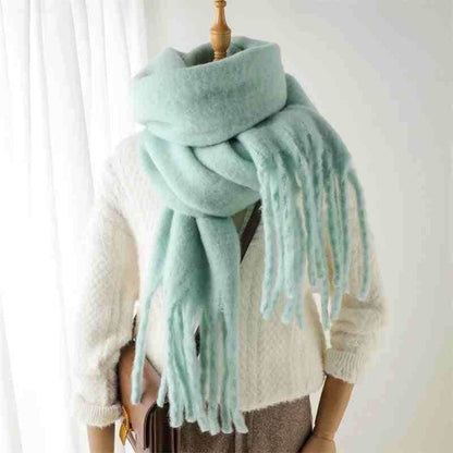 Women's Cashmere Winter Scarf - Soft Terylene Wrap for Cold Weather Style - Buy Center