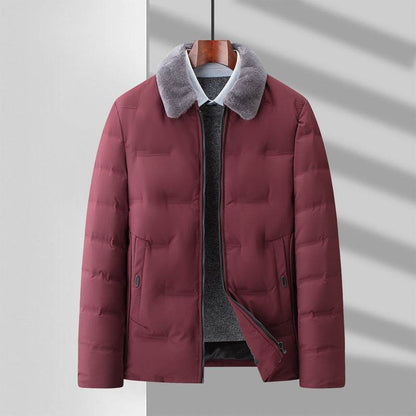 Detachable Wool Lapel Business Jacket - Premium Stylish Winter Coat for Men - Buy Center