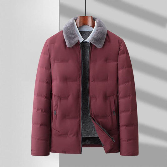 Detachable Wool Lapel Business Jacket - Premium Stylish Winter Coat for Men - Buy Center