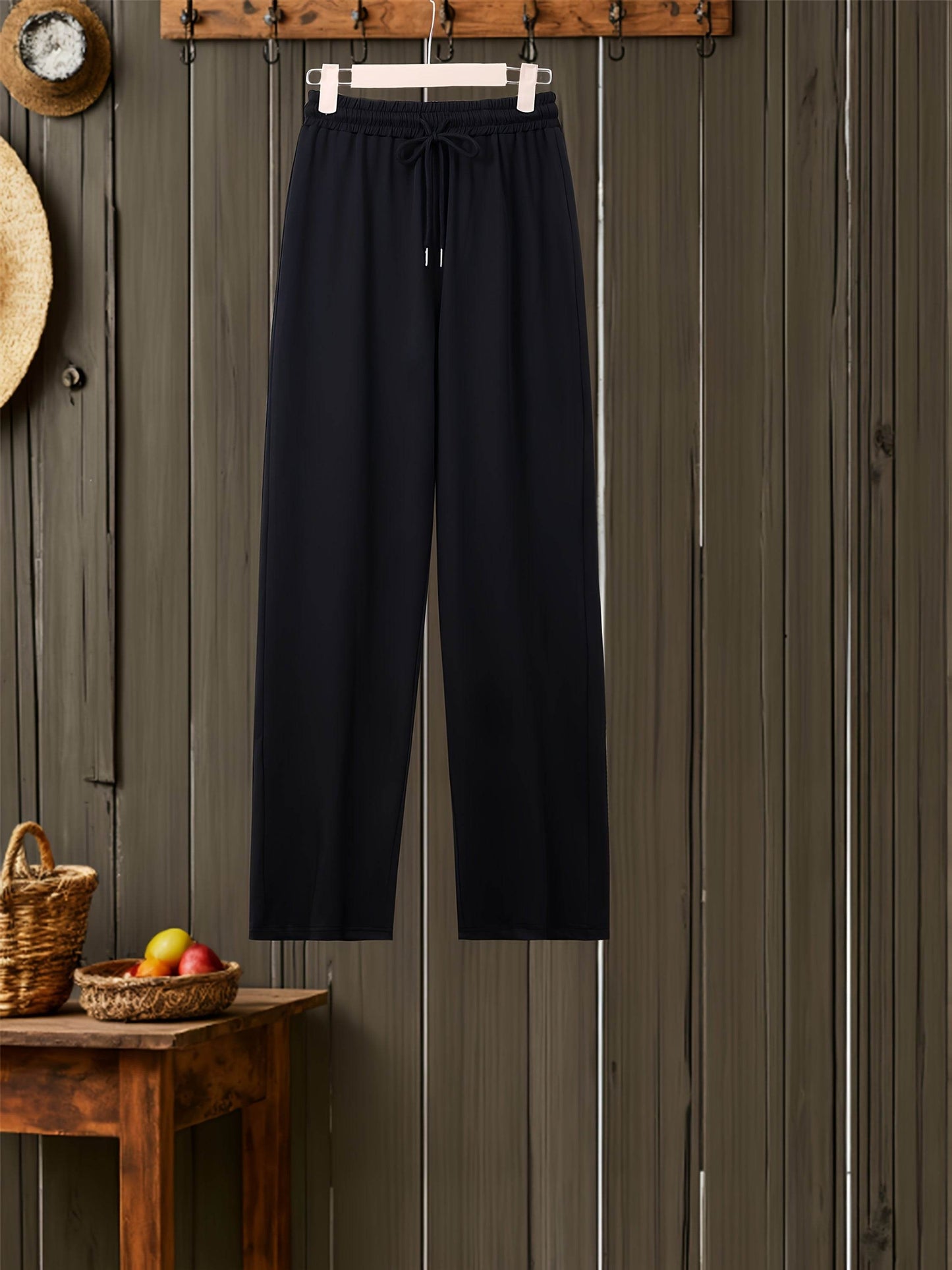 Women's Trendy Loose Striped Print Set - Long Sleeve Shirt & Pants - Buy Center