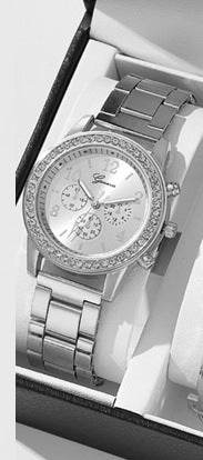 Women's Quartz Diamond-Embedded Watch - Stylish Rose Gold & Silver - Buy Center