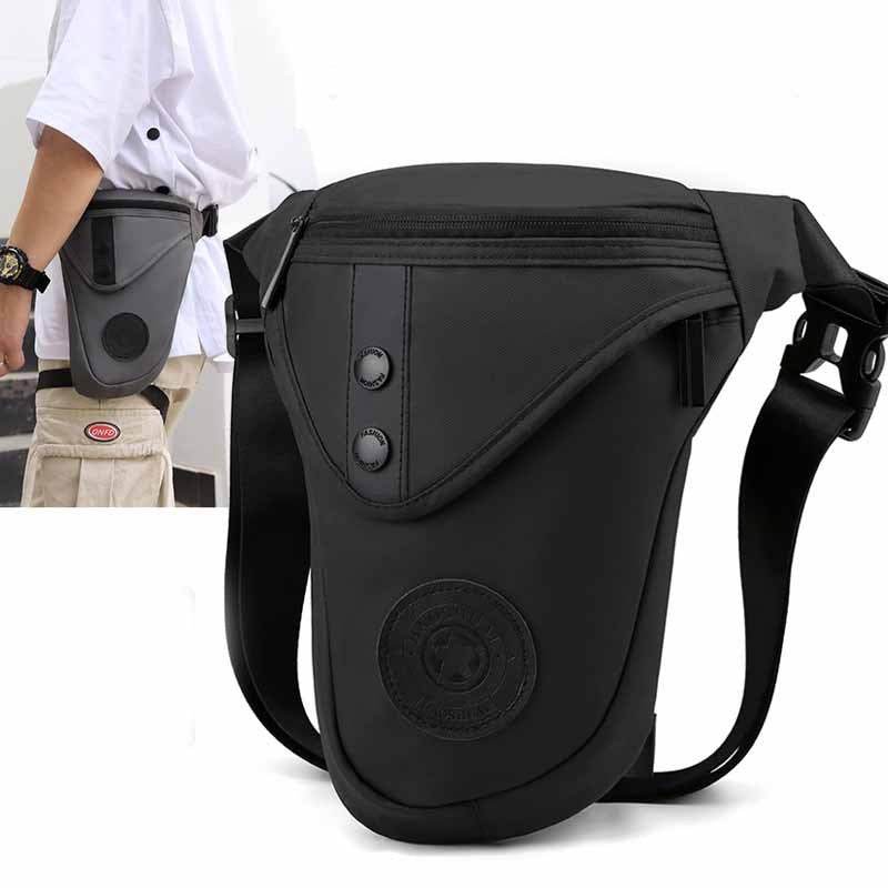Men's Outdoor Riding Chest Bag - Stylish Nylon Waist Bag for Adventures - Buy Center