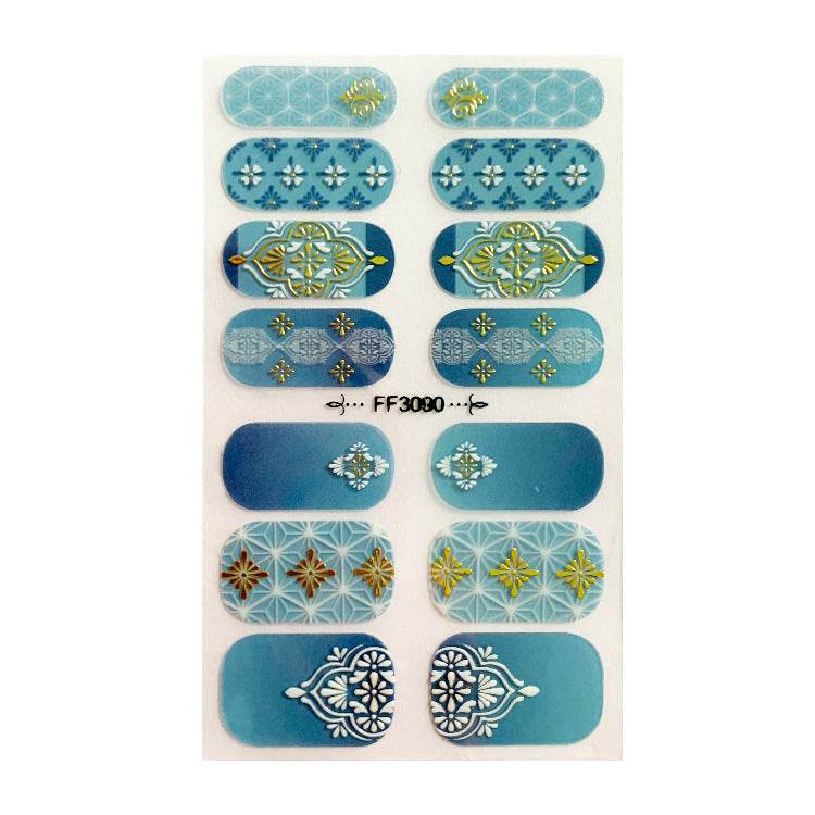 Amazon Fashion 3D Embossed Nail Stickers - Elegant Crystal Design 2025 - Buy Center