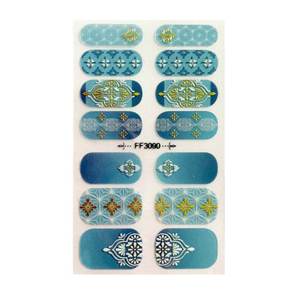 Amazon Fashion 3D Embossed Nail Stickers - Elegant Crystal Design 2025 - Buy Center