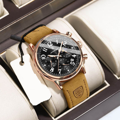 Multifunctional Luminous Quartz Men's Watch - Stylish & Versatile Design - Buy Center