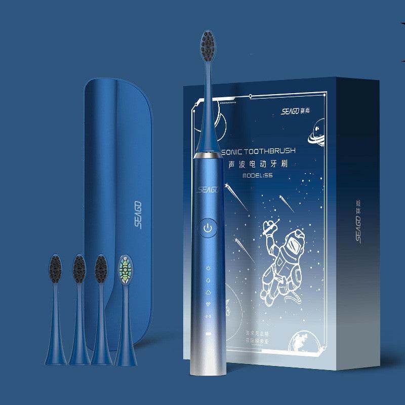 Fully Automatic Electric Toothbrush - 5 Gears & 4 Brush Heads for Optimal Clean - Buy Center