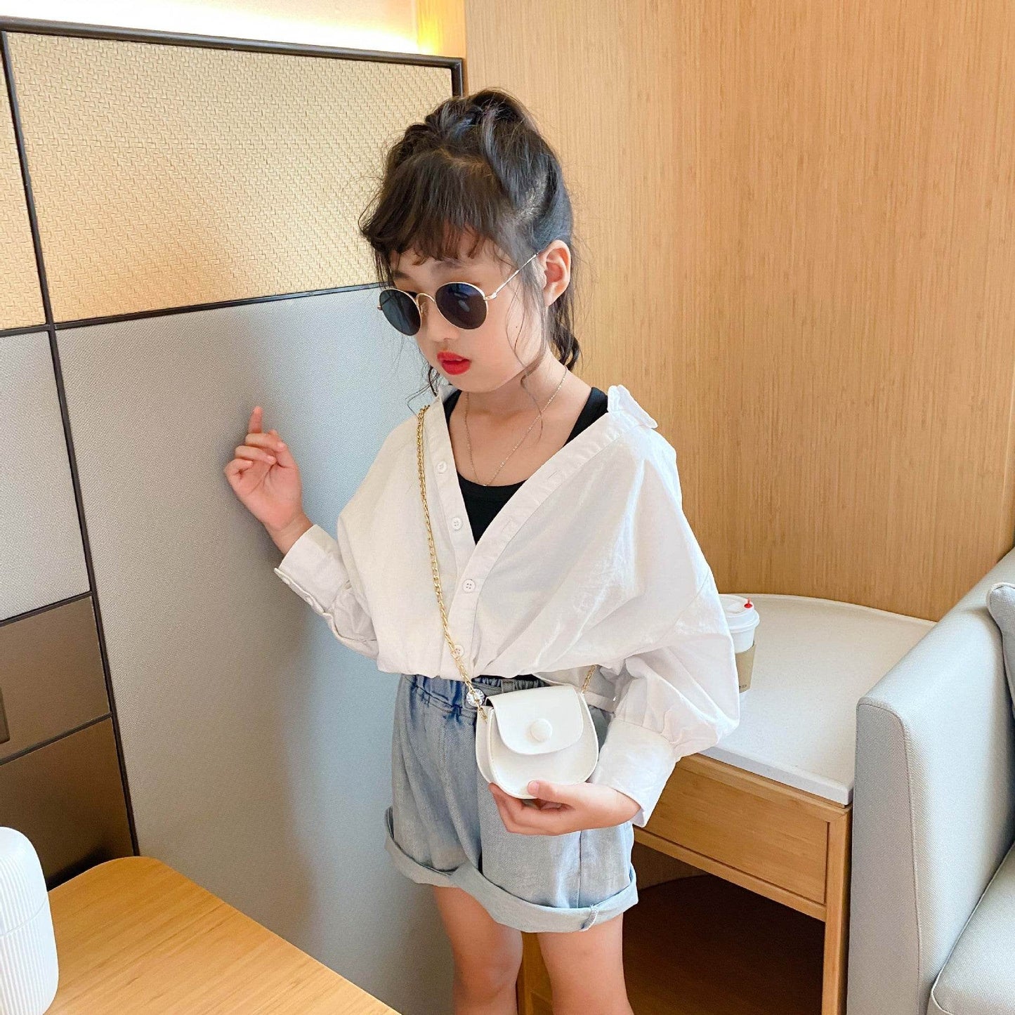 Stylish PU Leather Messenger Bag for Girls - Waterproof & Trendy 2025 - Buy Center