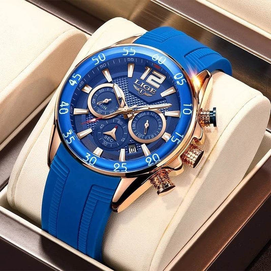 Quartz Men's Waterproof Sports Watch - Multi-Function, Stylish Colors - Buy Center