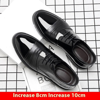 Men's Height Increasing Insole Shoes - 10cm Platform for Business Style - Buy Center
