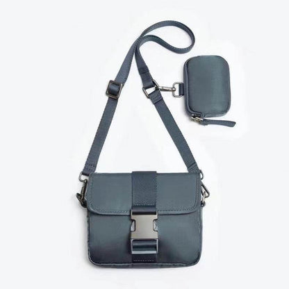 Men's Trendy Crossbody Bag - Stylish Casual Two-Piece Shoulder Purse - Buy Center