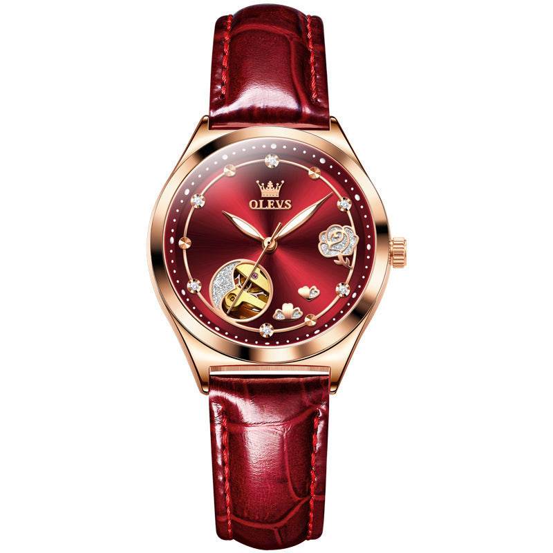 Women's Stylish Waterproof Mechanical Watch - Elegant & Durable Accessory - Buy Center