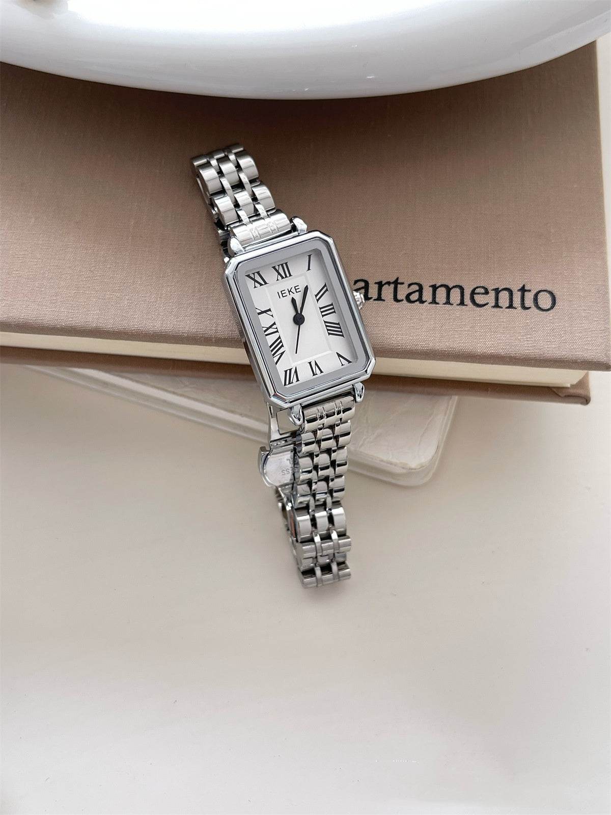 Elegant Women's Quartz Watch - Small Dial, Stylish Steel Belt Design - Buy Center