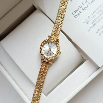 Buy Center Women's Retro Luxury Gold Watch - Elegant Small Design - Buy Center