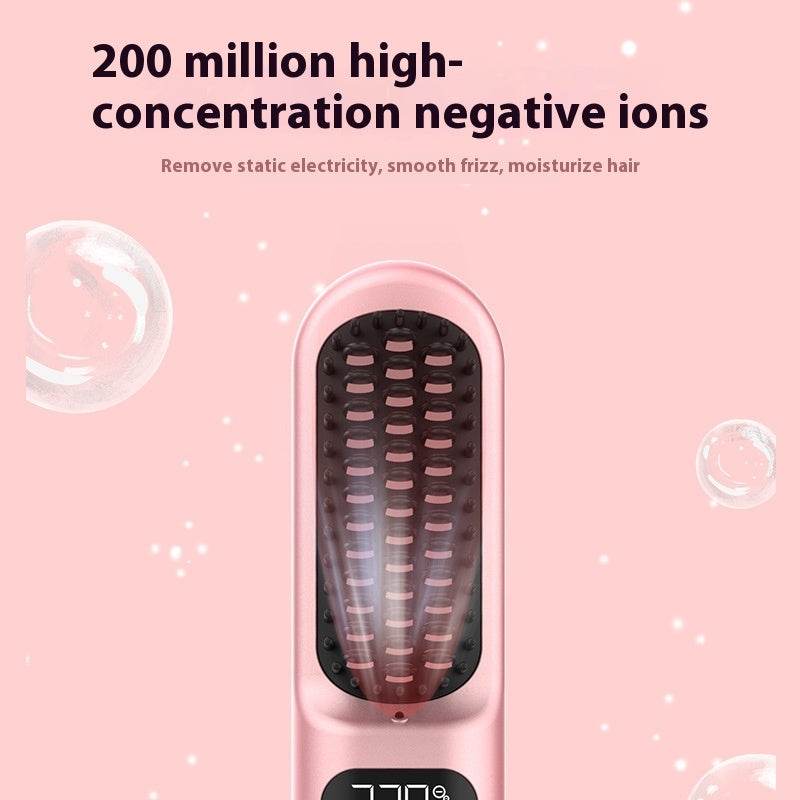 Portable Anion Straightening Comb - Wireless, Compact, Perfect for Style - Buy Center