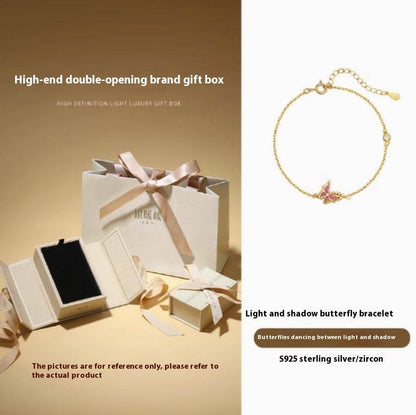 Buycenter Women's Sterling Silver Butterfly Necklace - Retro Pendant Design - Buy Center