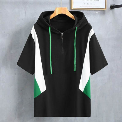 Trendy Summer Fat Man Suit for Men - Loose Fit Shorts & T-Shirt Set - Buy Center