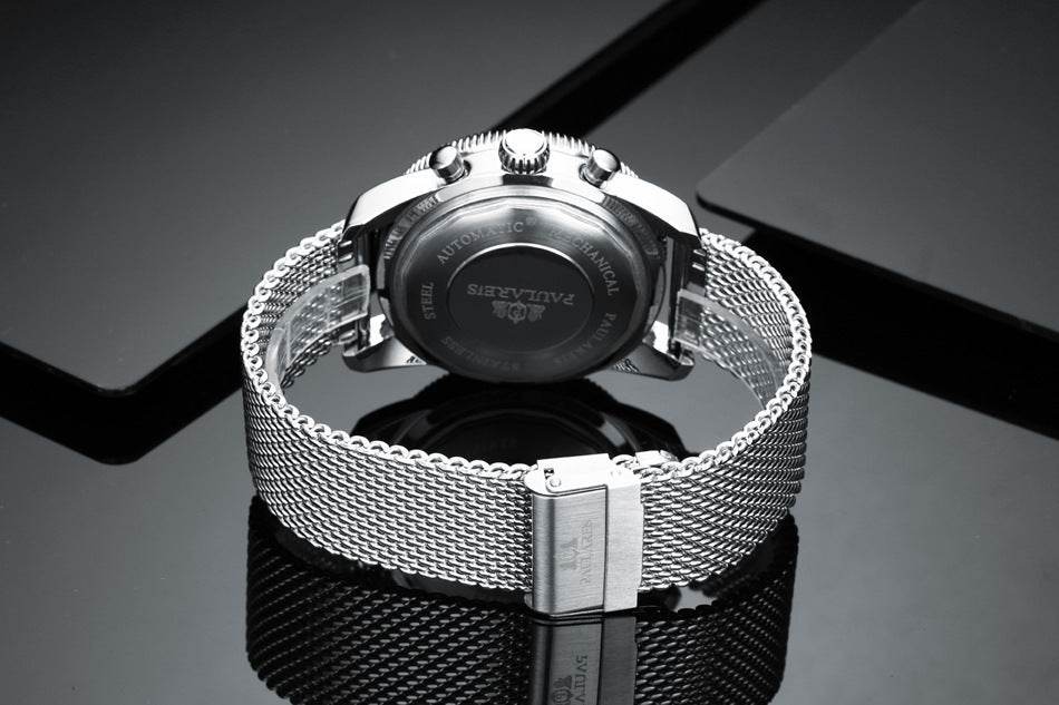 Multifunctional Luminous Mechanical Watch - 30M Waterproof, Stylish Design - Buy Center