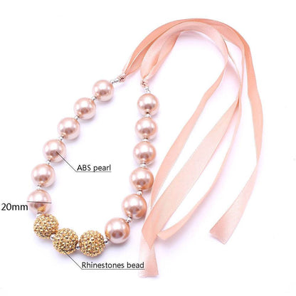 Bandage Golden Pearl Children's Necklace - Elegant Jewelry for Young Fashionistas - Buy Center