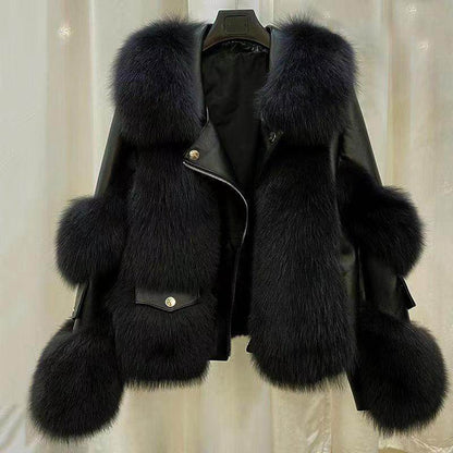Haining Women's Fur Coat - Stylish Artificial Fur with Pockets 2025 - Buy Center