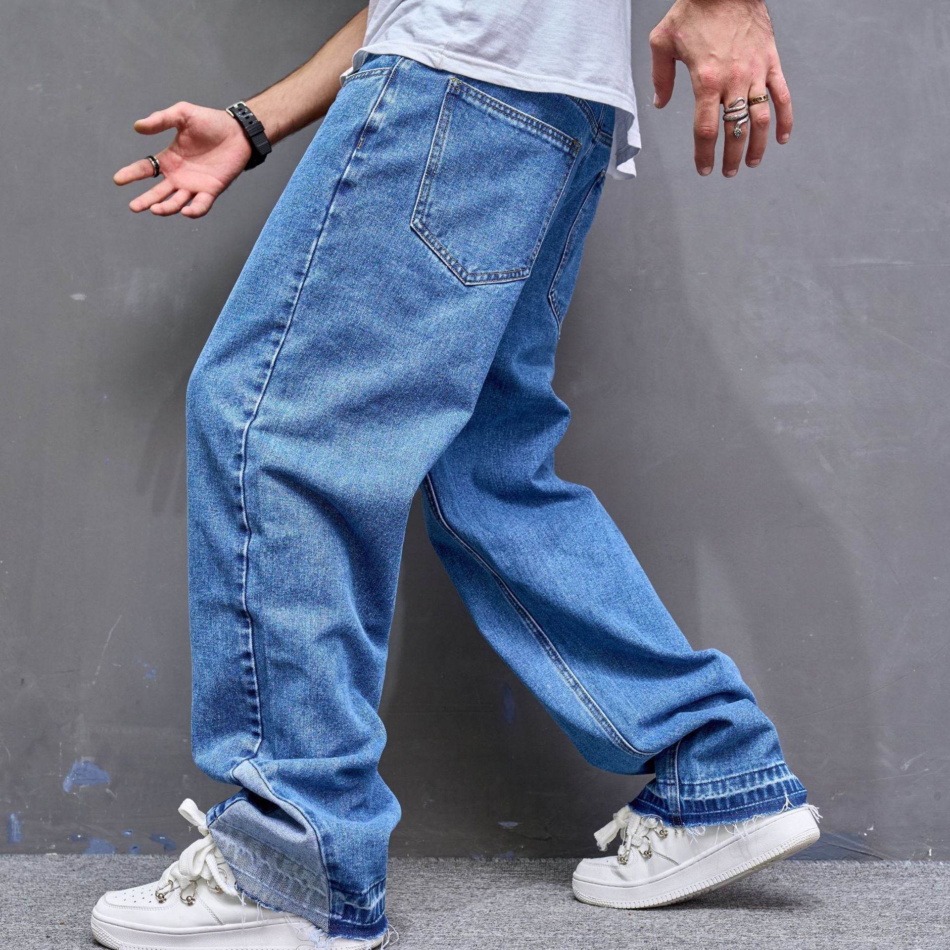 Vintage Casual Jeans for Men - American Style, Four Seasons Wear - Buy Center