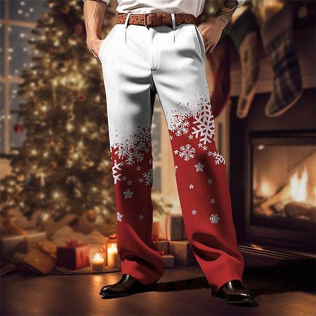 Buycenter Men's 3D Printed Casual Pants - Loose Fit, Multiple Sizes - Buy Center