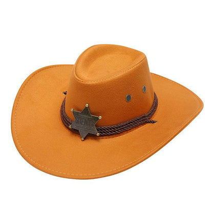 American Trend Cowboy Hat - Three Ropes, Sun Protection & Breathable Design - Buy Center