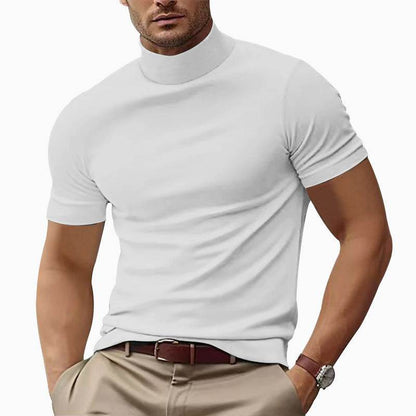 Men's Casual T-Shirt - Slim Fit Solid Color for Spring and Summer - Buy Center