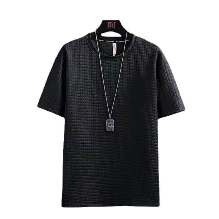 Buycenter Summer Two-Piece Suit - Men's Casual Geometric T-Shirt & Shorts - Buy Center