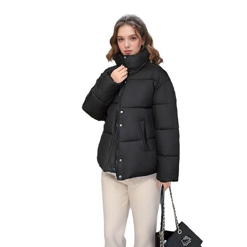 Women's Short Loose Cotton-Padded Jacket - Warm Stylish Outerwear 2025 - Buy Center